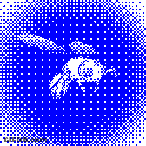 Bug Fly Moving Pixel Art GIF