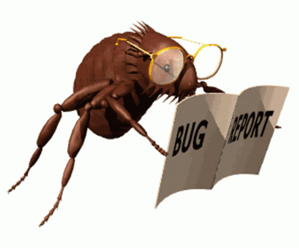 Bug Reading Bug Report GIF