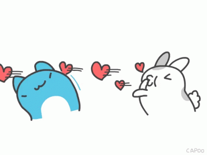 Bugcat Capoo Kiss Kiss GIF
