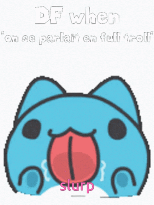Bugcat Capoo Tongue Slurp GIF