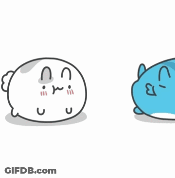 Bugcat Capoo With Red Heart GIF