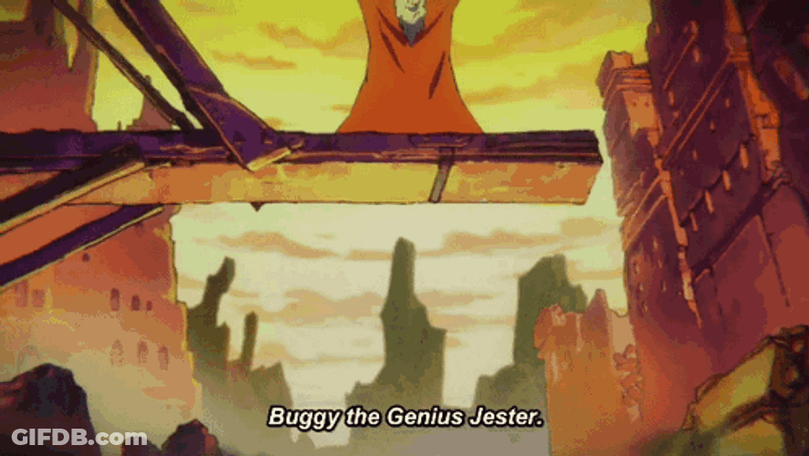 Buggy Scary Star Clown One Piece GIF