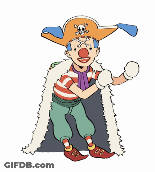 Buggy Star Clown Dancing GIF