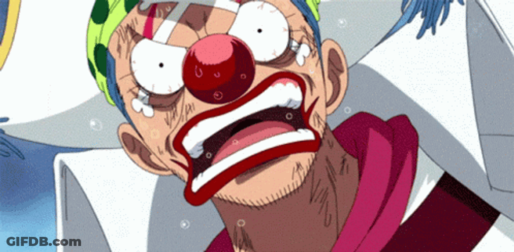 Buggy Star Clown Exploding GIF