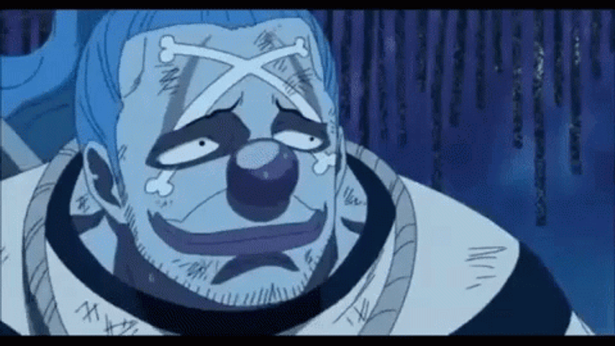Buggy The Clown Confused Reaction GIF