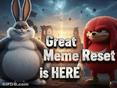 Bugs Bunny And Knuckles Great Meme Reset Is Here GIF