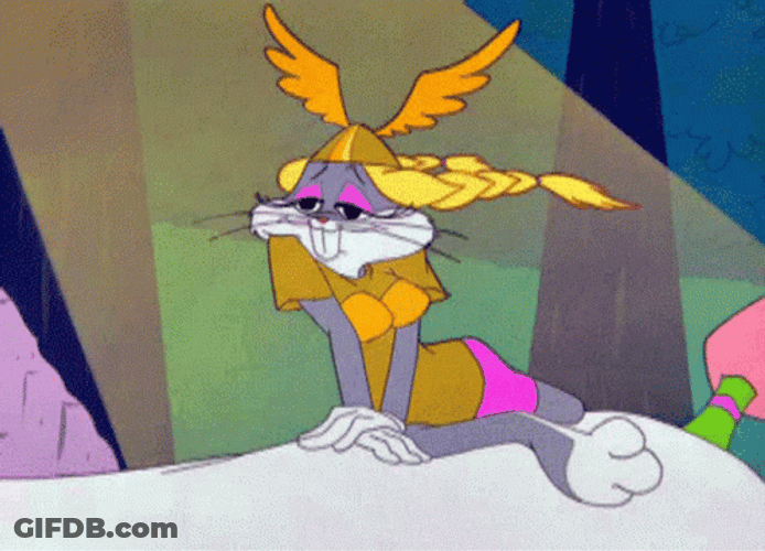 Bugs Bunny As Pretty Roman Girl GIF
