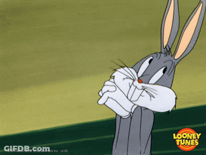 Bugs Bunny Blinking Eyes GIF