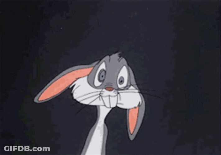 Bugs Bunny Cute Freak Out GIF
