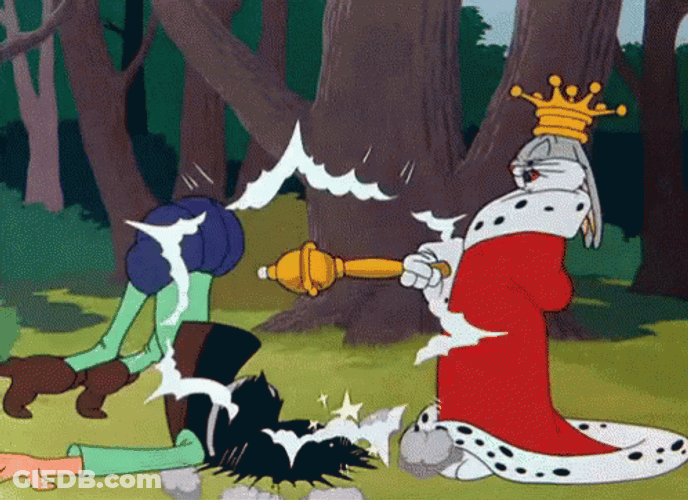 Bugs Bunny Florida King Punishment GIF