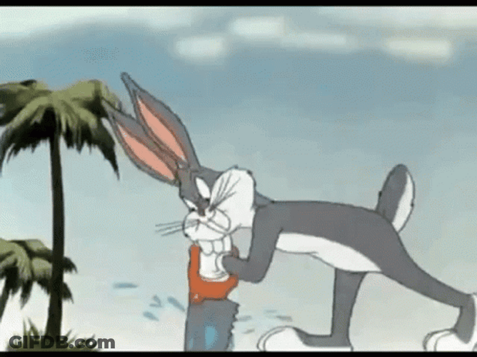 Bugs Bunny Florida Sawing Orange GIF