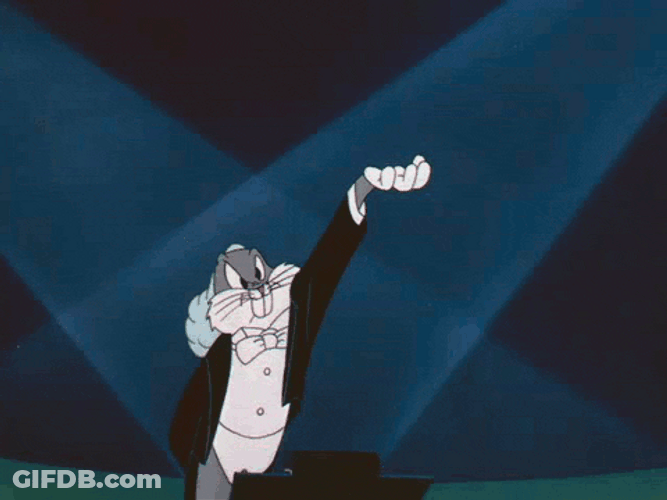 Bugs Bunny Florida Shaking Hands GIF