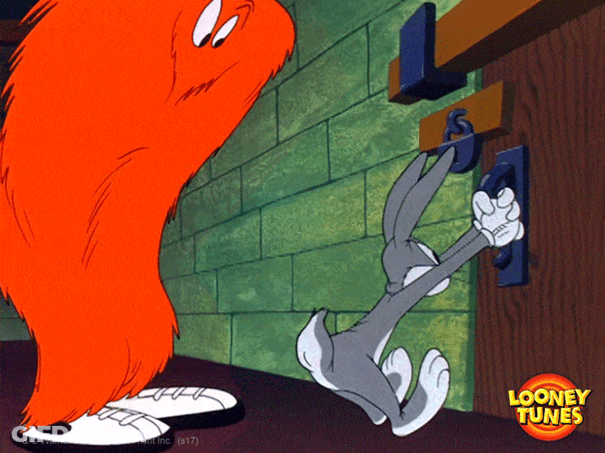 Bugs Bunny Florida Trying To Escape GIF