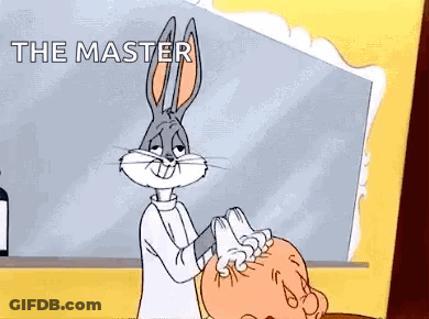 Bugs Bunny Is A Cartoon Character From Looney Tunes Who Is A Dentist . GIF