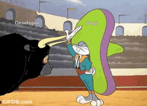 Bugs Bunny Is Wearing A Sombrero While Standing Next To A Bull In A Cartoon . GIF