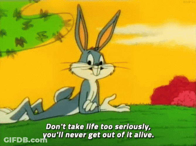 Bugs Bunny Life Take It Easy GIF