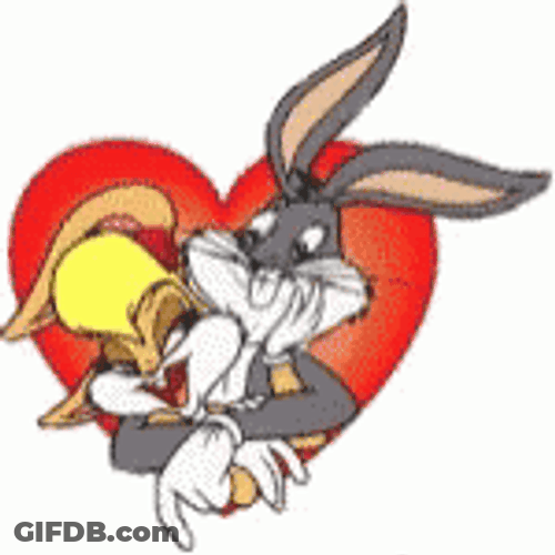 Bugs Bunny Lola Bunny Hug GIF