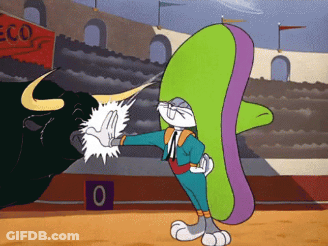Bugs Bunny No Bully GIF