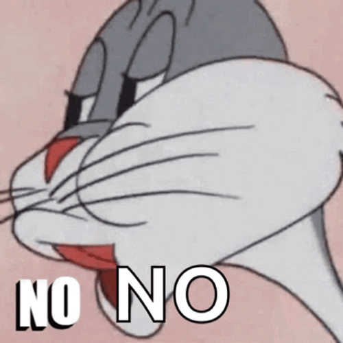 Bugs Bunny No No GIF