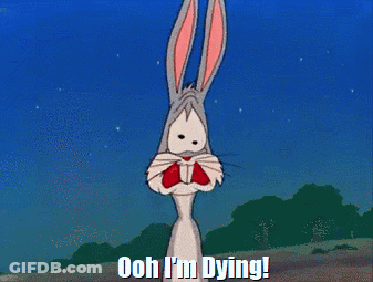 Bugs Bunny Says Ooh I'm Dying GIF