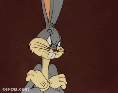 Bugs Bunny Says That He Probably Hates Himself In The Morning GIF