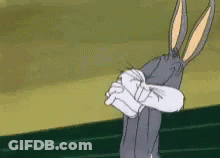 Bugs Bunny Standing With Arms Crossed GIF