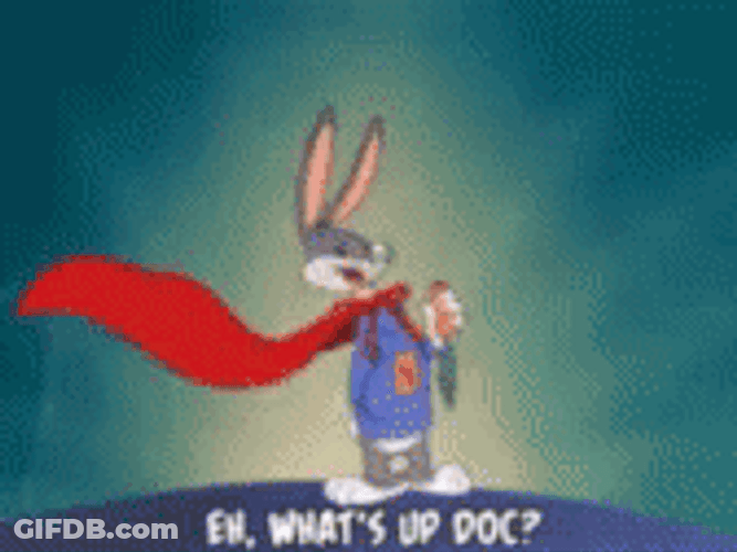 Bugs Bunny Super Rabbit Whats Up Doc GIF