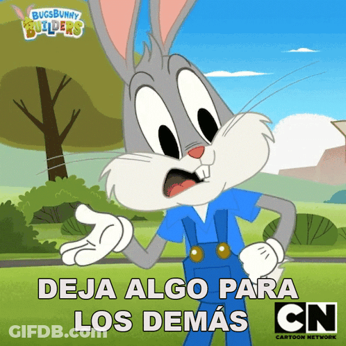 Bugs Bunny Talking Spanish GIF