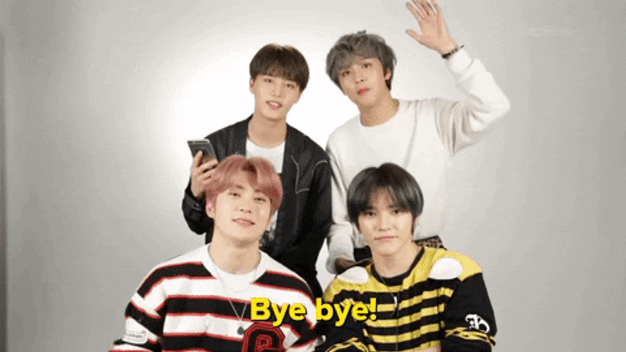 Buh Bye BTS JungKook Waving GIF