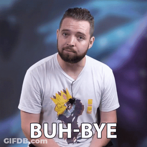 Buh Bye Youtuber Bricky Waving GIF