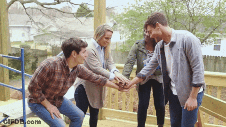 Build A Huddle Team GIF