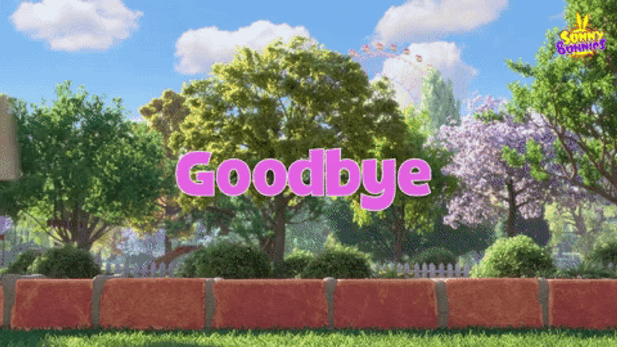 Build Brick Wall Goodbye Sunny Bunnies GIF