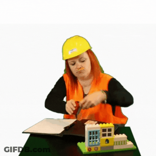 Build Lego House Funny Engineer GIF
