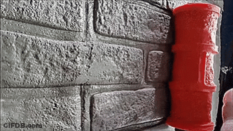 Build The Wall Paint Brush Rolling GIF
