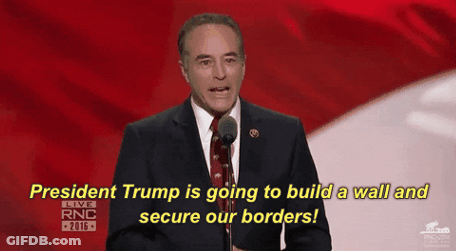 Build The Wall Politician Chris Collins GIF
