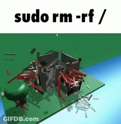 Building Destroyed In Video Game Sudo Rm Rf GIF