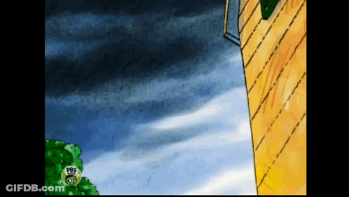 Building Painting With PBS Logo GIF
