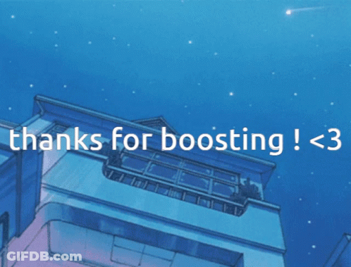 Building Saying Thanks For Boosting <3 GIF