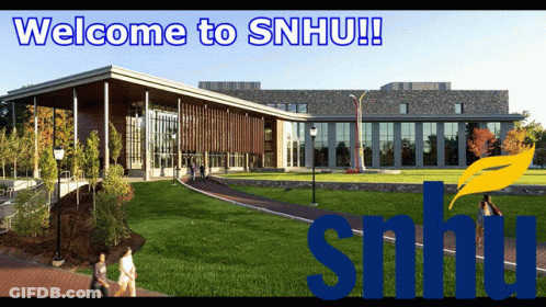 Building Saying Welcome To SNHU GIF