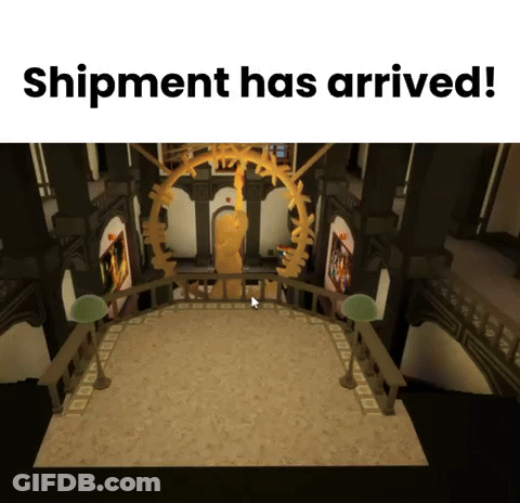 Building With Shipment Has Arrived GIF