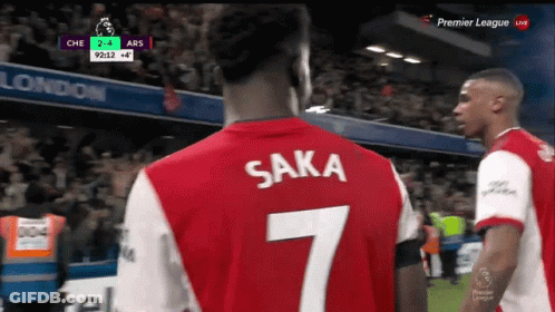 Bukayo Saka Saka GIF