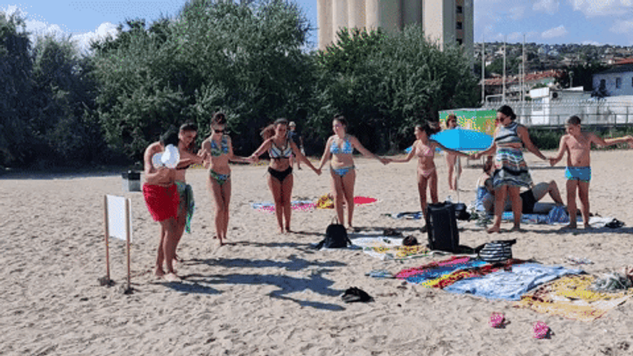 Bulgaria Beach Dancing GIF