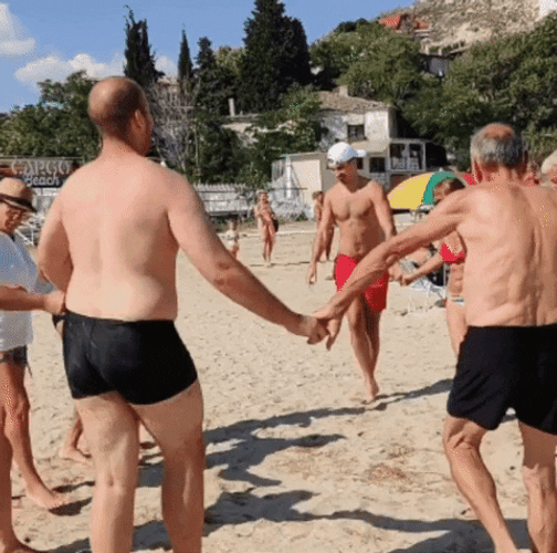 Bulgaria Dancing In Circle GIF
