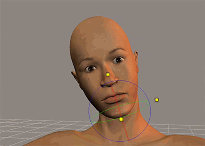 Bulging Human Scary Face GIF