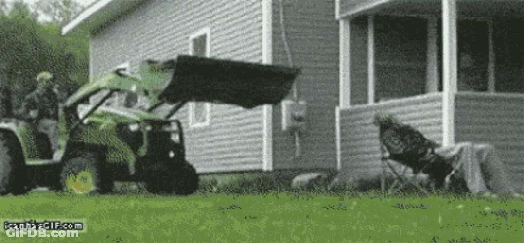 Bulldozer Water GIF