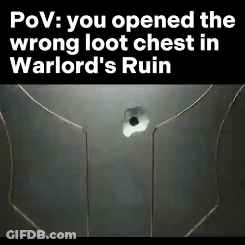 Bullet Hole In Chest Wrong Loot Chest GIF