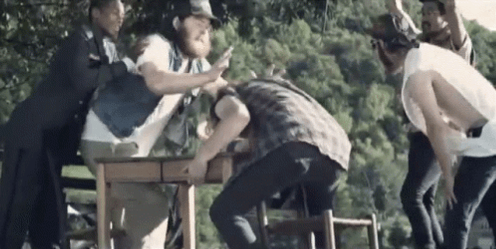 Bullies Banging Head On Desk GIF