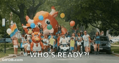 Bulls Fans Parade GIF
