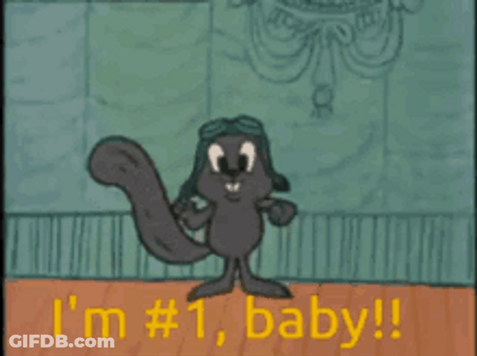 Bullwinkle Rocky Squirrel Number 1 Baby GIF