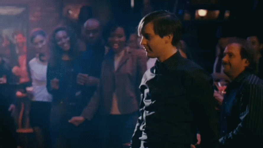 Bully Maguire Alter Ego Disco Dance GIF